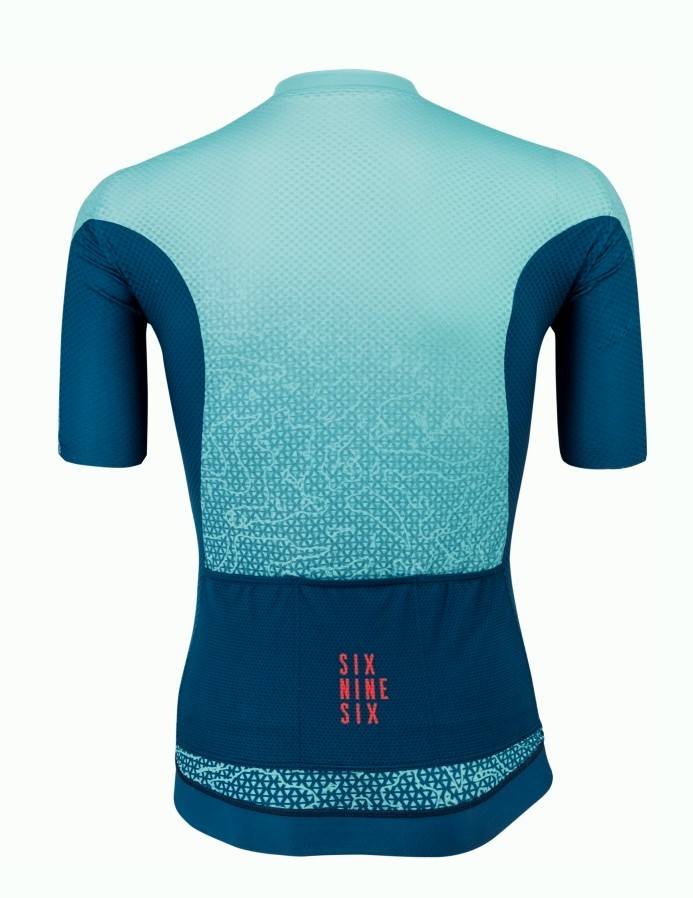 Fahrradtrikot ELITE VIRIDA 696-HR-Türkis – Bild 2