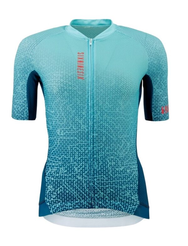 Woman Radtrikot ELITE VIRIDA 696-Türkis – Bild 2