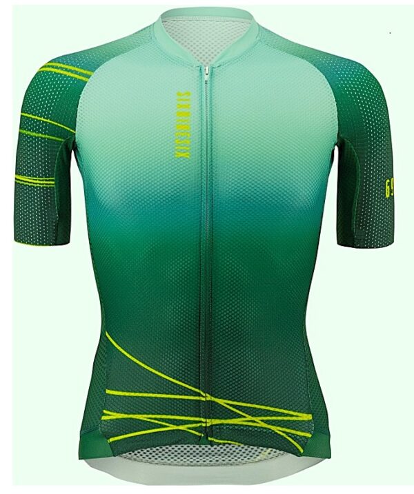 Fahrradbekleidung Set-Dress Hose-Socken-Green – Bild 3
