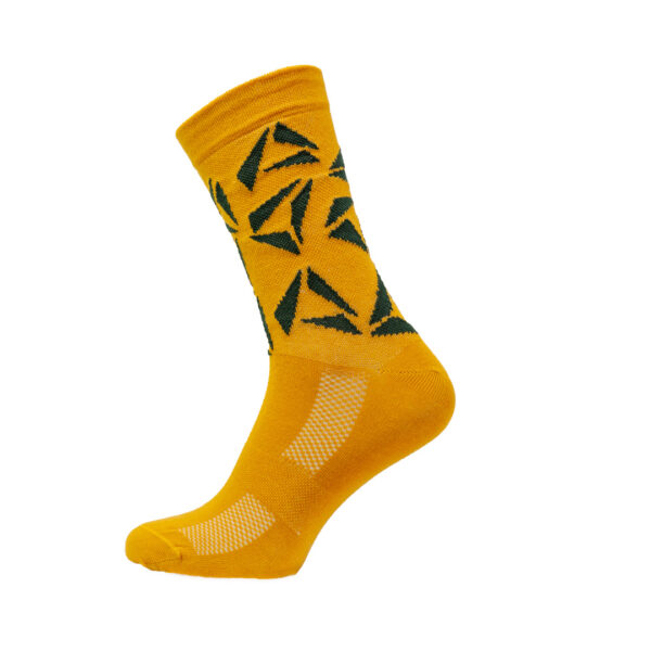 Socken-SIXNineSIX-TRIANGLE-Mustard – Bild 2
