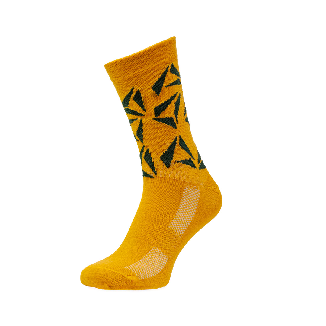 Socken-SIXNineSIX-TRIANGLE-Mustard – Bild 3