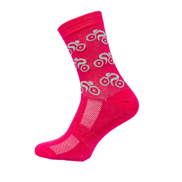 Socken-SIXNineSIX-Road Pink – Bild 2