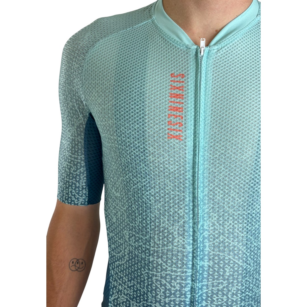 Fahrradtrikot ELITE VIRIDA 696-HR-Türkis – Bild 9
