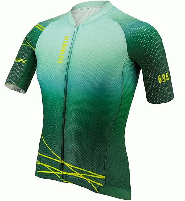 Fahrradbekleidung Set-Dress Hose-Socken-Green – Bild 2