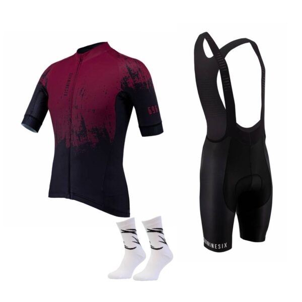 Set 696-Dress Hose-Sock-RED