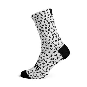 Cross Crew White Socken von Sox Footwear
