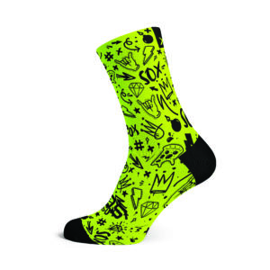 Doodle Fluo Crew Socken - Sportswear 696